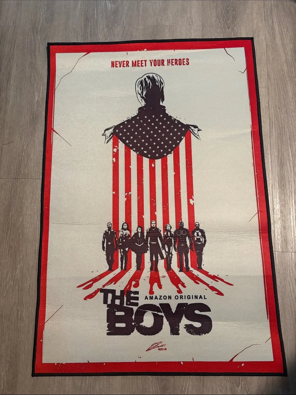 The Boys Never Meet Your Heroes Area Rug Floor Mat Fan Decor